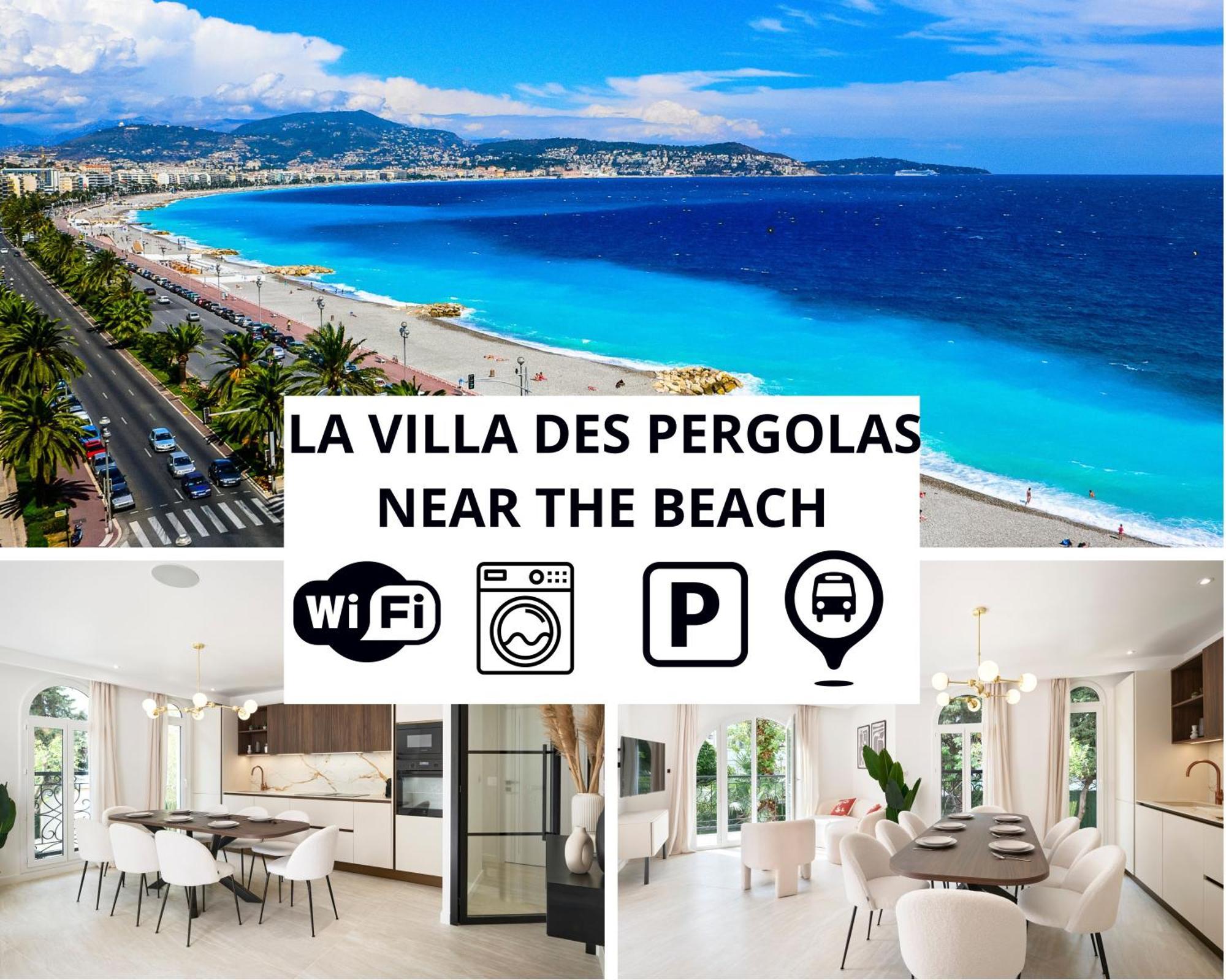 Des Pergolas Au Pied Du Tram ,a 5 Min Des Plages , 15 Min Du Centre , Jacuzzi * Nizza